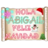 HOLA
FABIGAIL
FELIZT
NAVIDAD
CTE