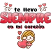 oo te llevo do SIEMPRE en mi corazón MELISSA