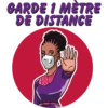 GARDE I MÈTRE
DE DISTANCE