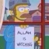 a
ALLAH
IS
WATCHING