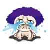 Purple Meme Face 5