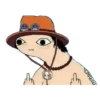 Shanks's one piece stickers 5