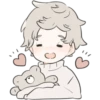 a boy, who like stuffed animals 8