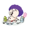 Purple Meme Face 9