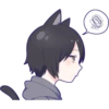 Black cat boy sticker 12