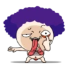 Purple Meme Face 19