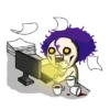 Purple Meme Face 23
