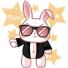 cute plush bunny 5