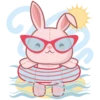 cute plush bunny 14