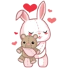 cute plush bunny 20