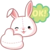 cute plush bunny 23