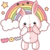 cute plush bunny 30