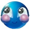 Blue Smiley 3 Clásica 8