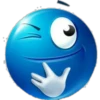 Blue Smiley 2 Clásica 12