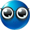 Blue Smiley 3 Clásica 18