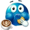 Blue Smiley 2 Clásica 17