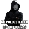 emilishdez
NO PUEDES HACER
LO QUE QUIERAS