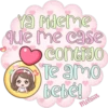 Ya Pideme
que me case
contigo
Te amo
bebe!
melissa