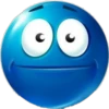Blue Smiley 2 Clásica 24