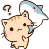 Cats and Shark 25