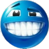 Blue Smiley 3 Clásica 28