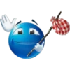 Blue Smiley 2 Clásica 30
