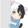 Black and white cat boy 24