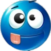 Blue Smiley 1 Clásica 8
