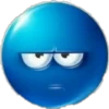 Blue Smiley 1 Clásica 9