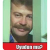 Uyudun mu?