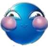 Blue Smiley 1 Clásica 16