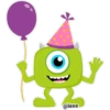 MONSTER INC CUTE💜🌈 17
