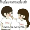 Te quiero como a nadie más
Toma un heladito