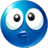 Blue Smiley 1 Clásica 18