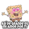 ASÍ DE GRANDE es
MI AMOR POR TI