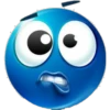 Blue Smiley 1 Clásica 24