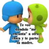 D))
Te veo
dandole "me
encanta" a otra
chica y te parto
labibi
tu madre.