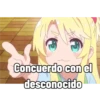Concuerdo con el
desconocido