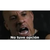 No tuve opción
