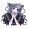 🩷🖤🩷kawaii girls🖤🩷🖤 :: @fStikBot 7