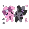 🩷🖤🩷kawaii girls🖤🩷🖤 :: @fStikBot 8