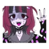 🩷🖤🩷kawaii girls🖤🩷🖤 :: @fStikBot 17