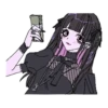 🩷🖤🩷kawaii girls🖤🩷🖤 :: @fStikBot 19