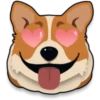 Corgi emojis 🐶 8