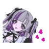 🩷🖤🩷kawaii girls🖤🩷🖤 :: @fStikBot 23