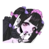 🩷🖤🩷kawaii girls🖤🩷🖤 :: @fStikBot 25