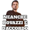 NEANCHE ROVAZZI È D'ACCORDO
