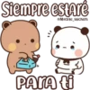 Siempre estaré @MYCute_Stickers PATA ti