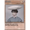 silence [TRAP CARD] LIMITED EDITION activate this card when you have nothing to say AUMBE nu BPT-014