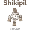 Shikipil
+
x 8.000